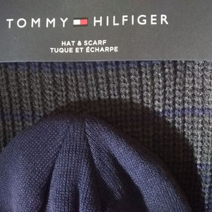 Men's Gift Set Hat & Scarf Set, Bar Stripe